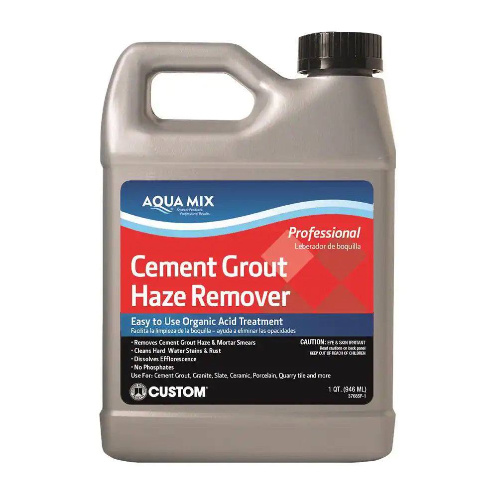 Cement Grout Haze Remove Qt. Bottle