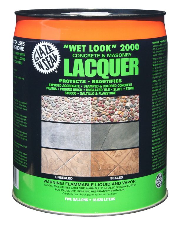 Wet Look 2000 Lacquer 5 gal pail