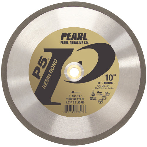 Pearl P5 3700 RPM Resin Bond Glass Blade Gold 10 in