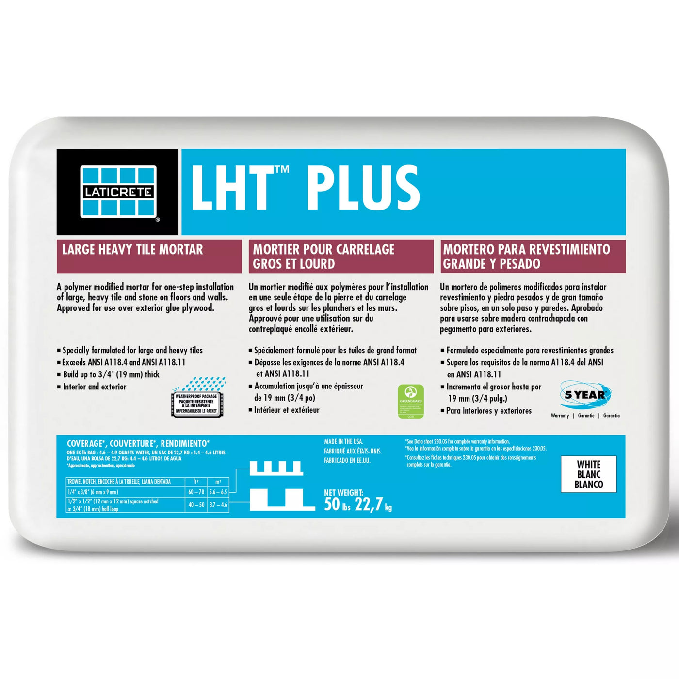 LHT Plus White Tile Mortar