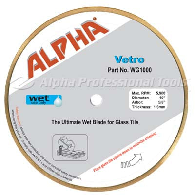 Vetro Glass Blade 10 in