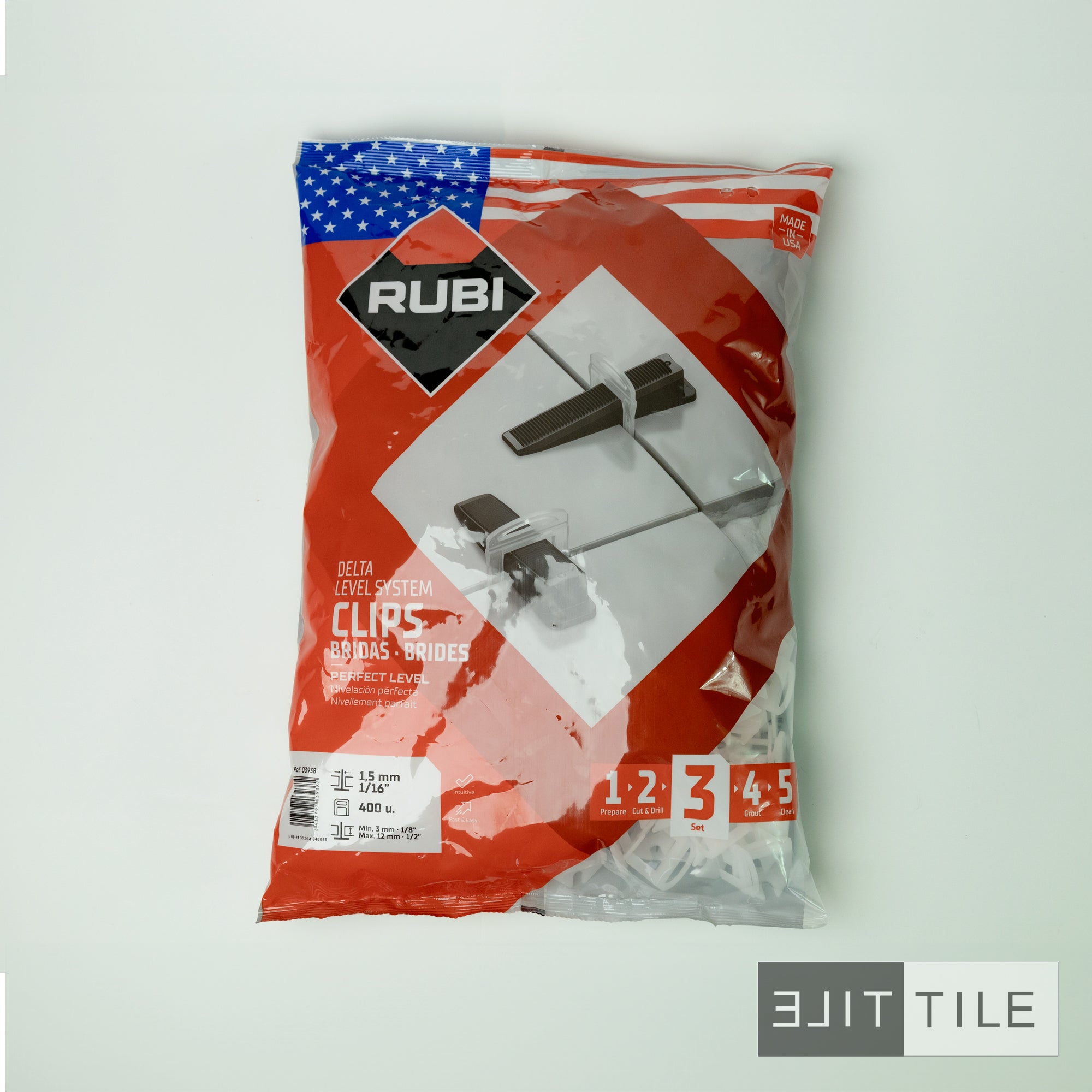 Delta Clips 1/16 in - 400 ct – Elit Tile