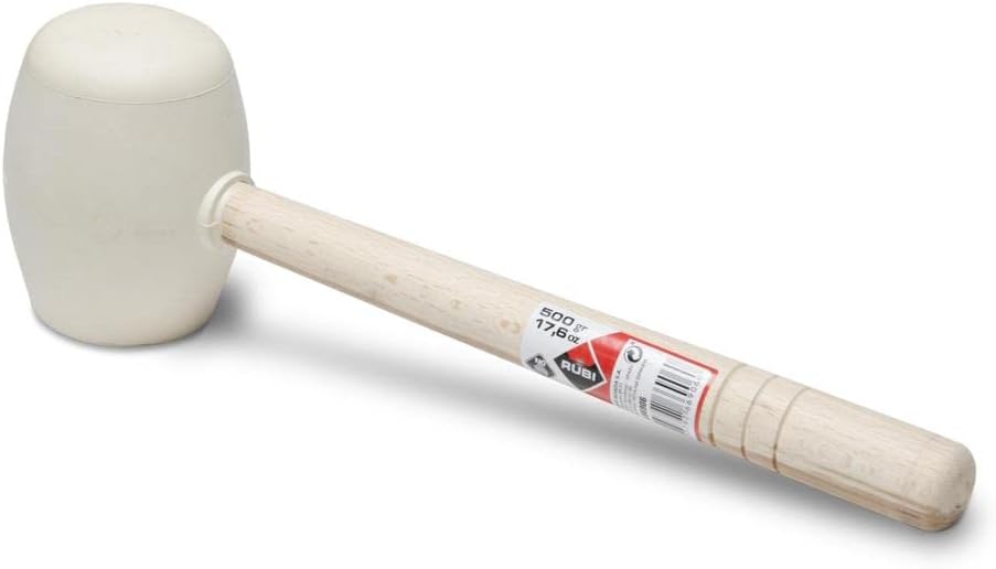 White Rubber Mallet 18 oz