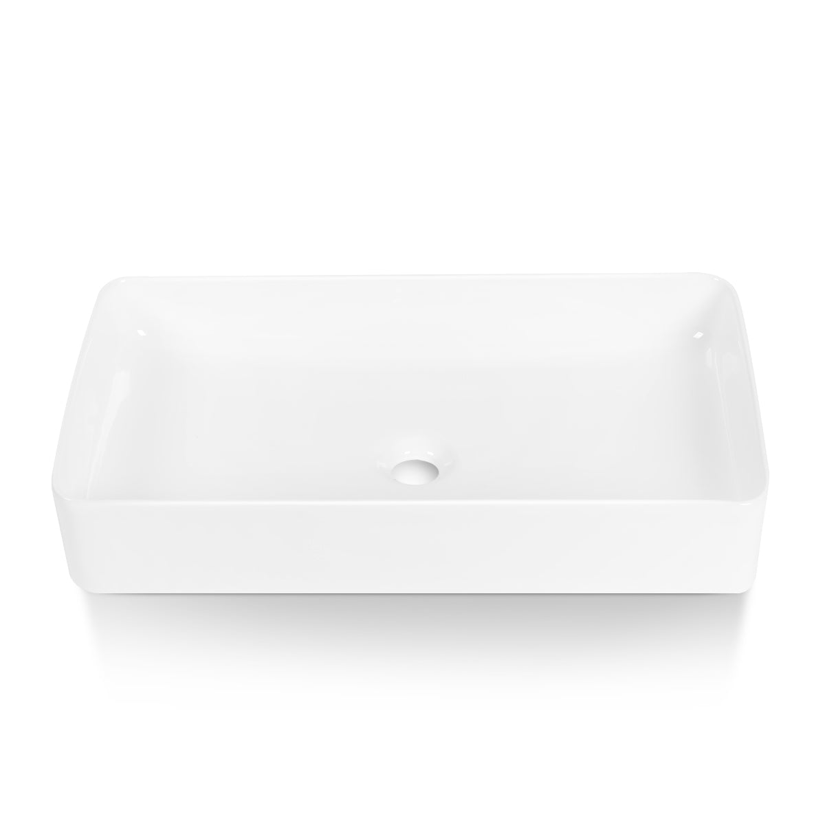 Bathroom Sink Art Basin White 24.2X13.78X4.33