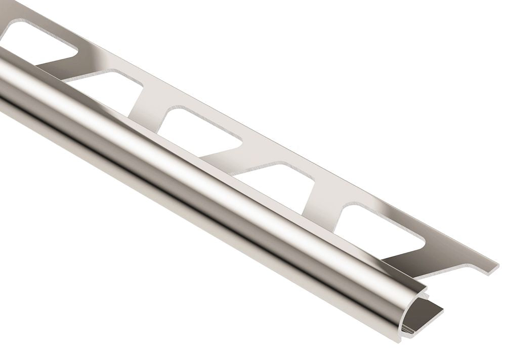 Rondec Bullnose Trim Alum Polished Nickel Anodized 3/8 in RO100ATG