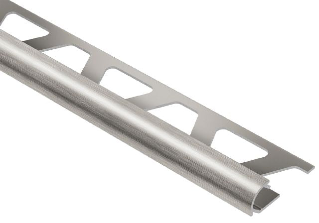 Rondec Bullnose Trim Alum Brushed Nickel Anodized 3/8 in RO100ATGB