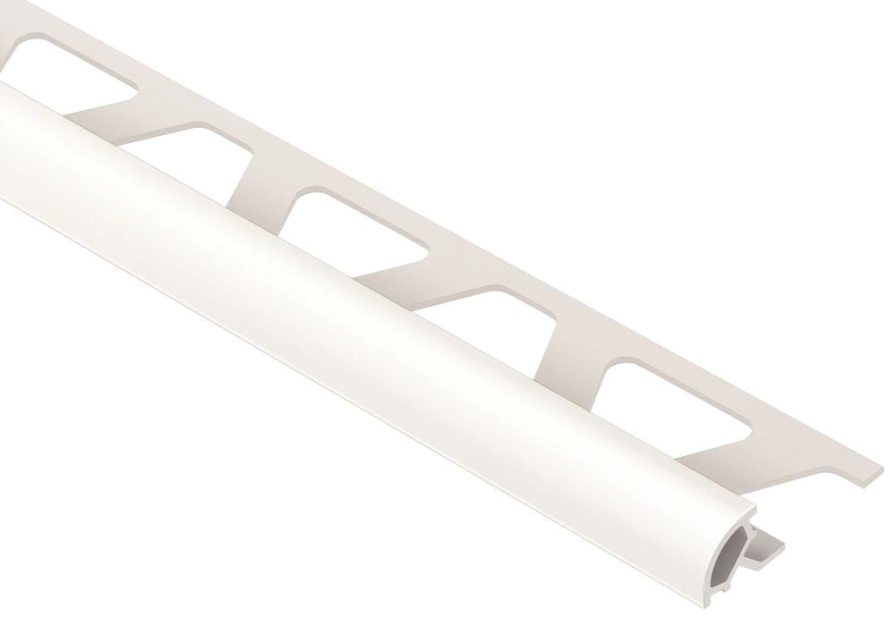 Rondec Bullnose Trim Pvc Alum White 3/8 in PRO100W