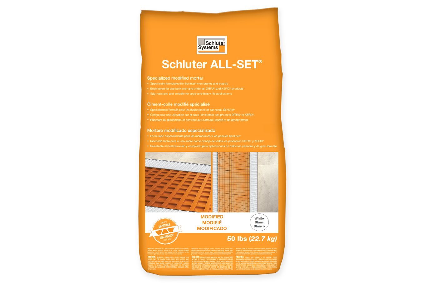 Schluter All-Set Modified White