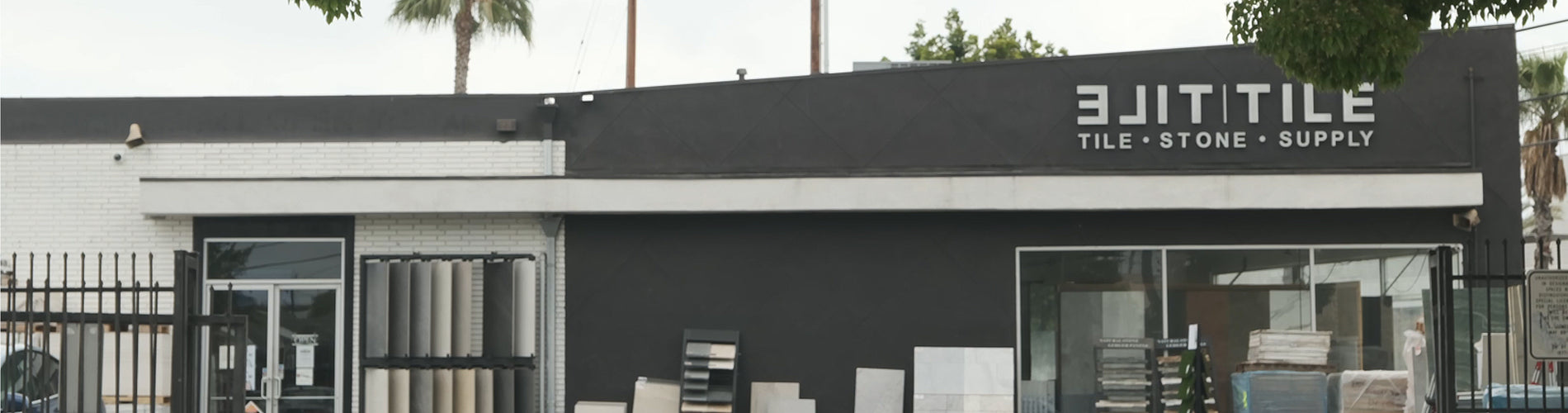 Wide shot of LA Tile Showroom