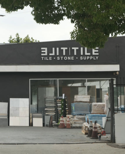 Wide shot of LA Tile Showroom
