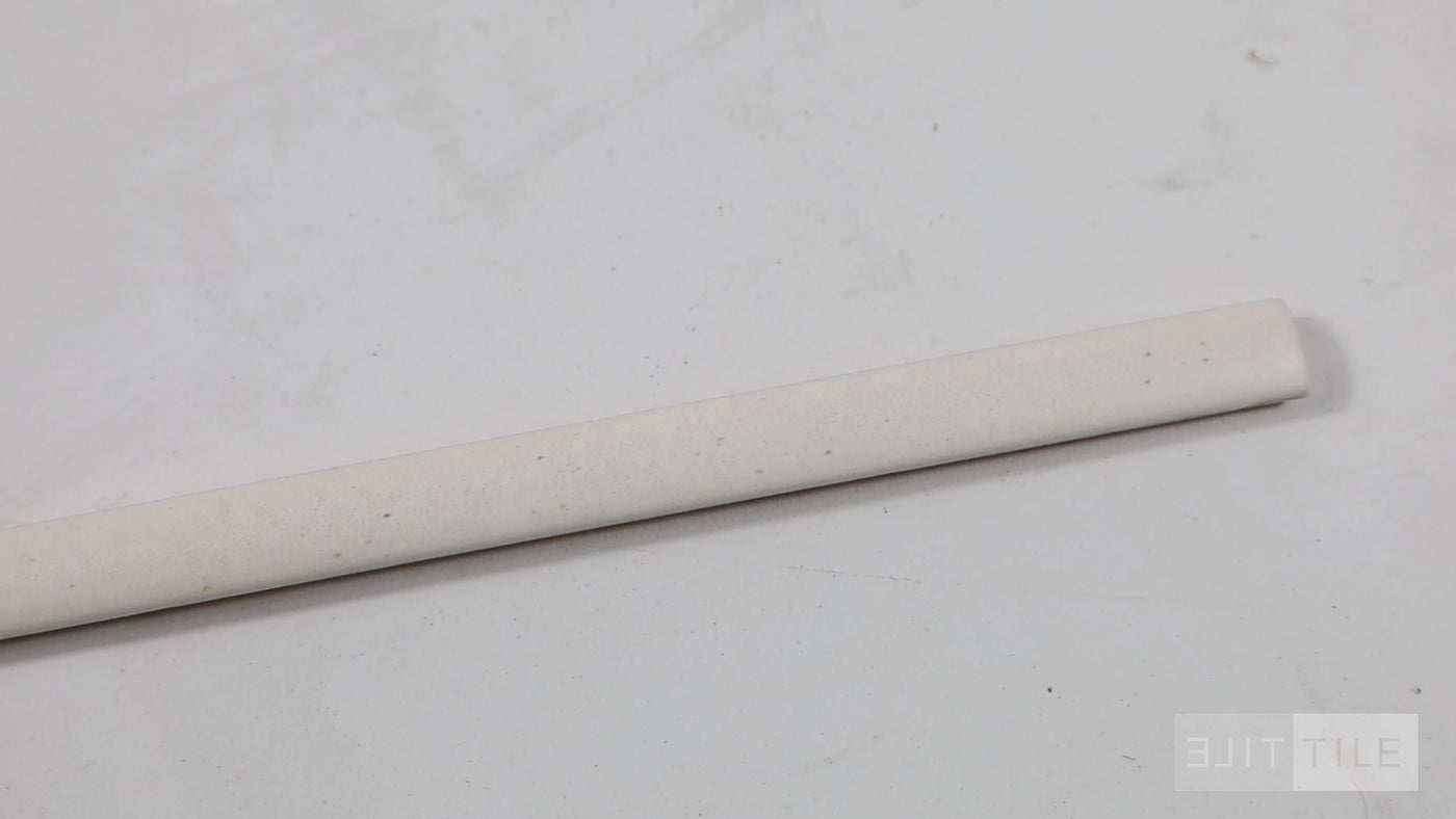 MAKOTO CERAMIC TRIM 1/2X8 SHOJI WHITE MATTE PRIMARY VIDEO