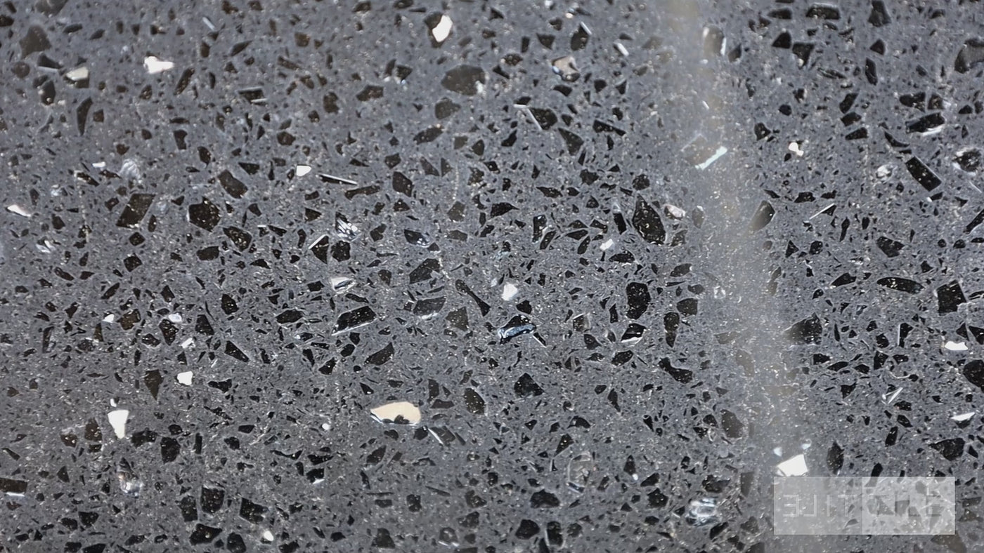 GRANITE COUNTERTOPS NATURAL STONE SLAB 2X9 BLACK GALAXY POLISHED PRIMARY VIDEO